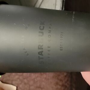 Starbucks Tumbler Acrylic Black Matte 16 oz. Cup